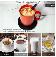 Load image into Gallery viewer, VSITOO Temperature Control Smart Mug with Lid, Coffee Warmer Mug...