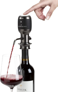 Aervana Select: Variable Electric Wine Aerator and Pourer / Charcoal