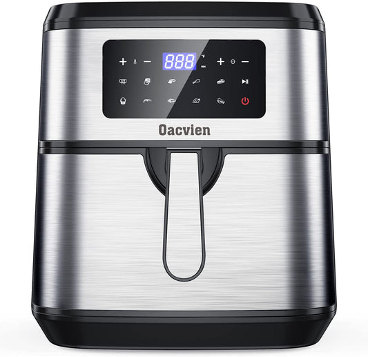 Oacvien Large Air Fryer, 9.8 Qt Fryers, 9 in 1 XL Airfryer...