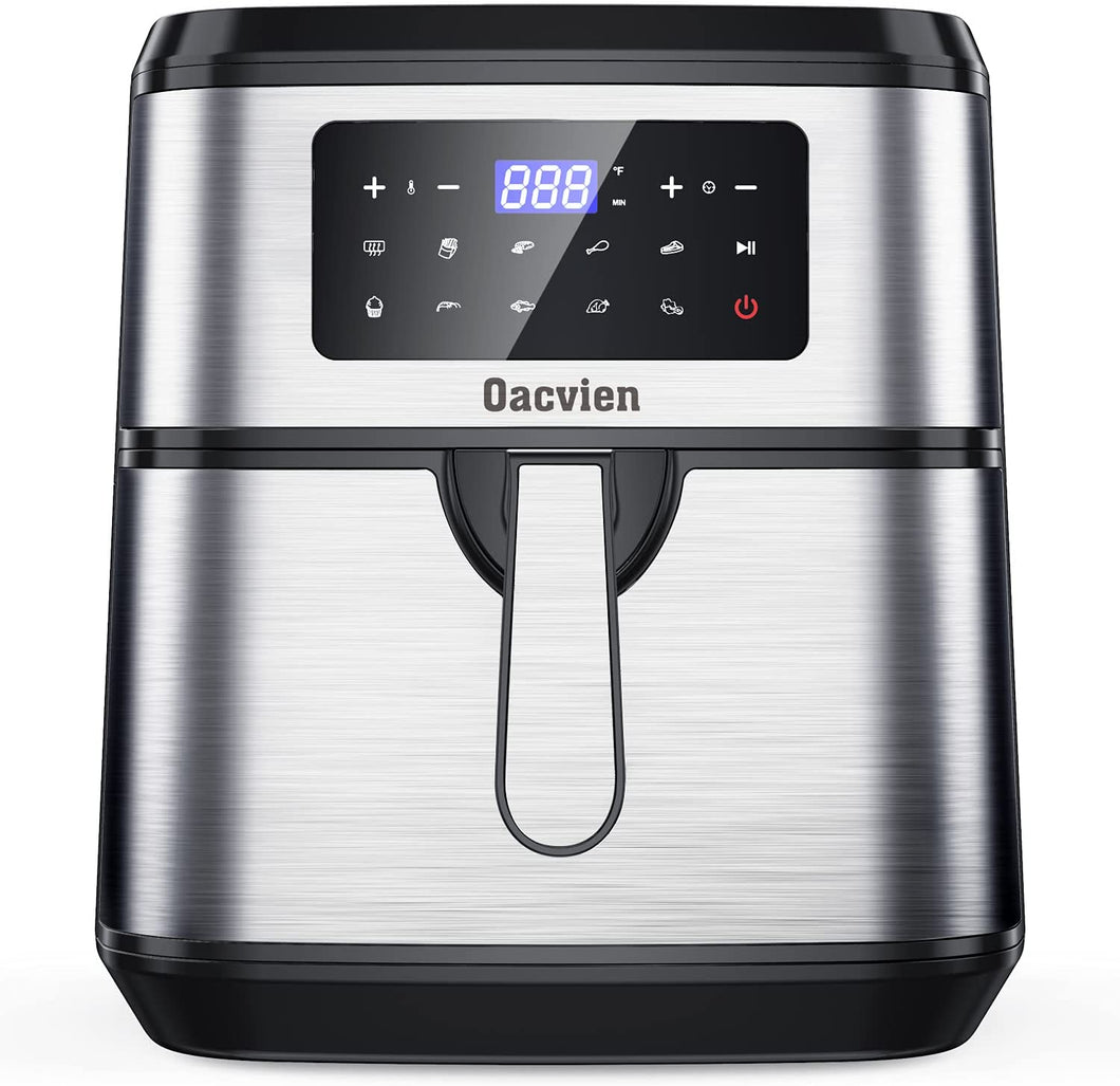 Oacvien Large Air Fryer, 9.8 Qt Fryers, 9 in 1 XL Airfryer...