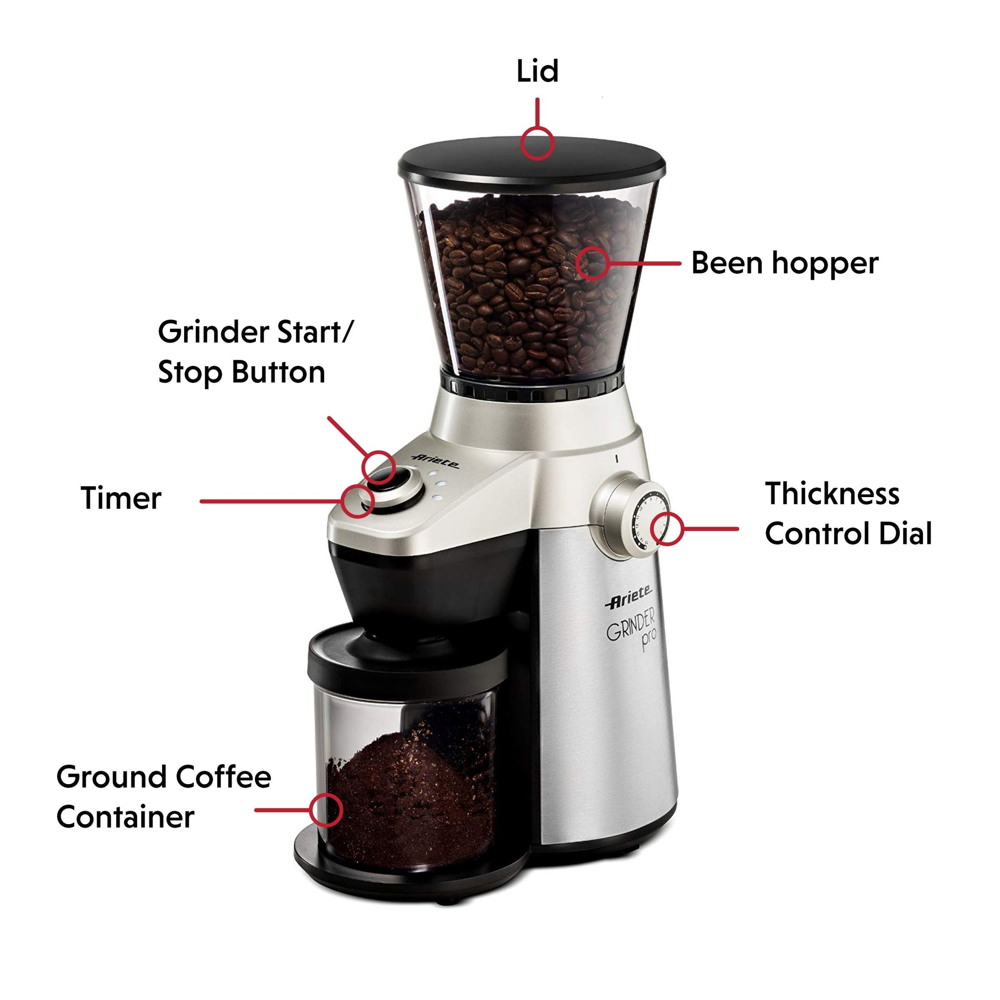 De'Longhi Electric Burr Coffee Grinder