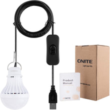 Load image into Gallery viewer, Onite USB LED Camping Light, Outdoor Light 1 Count (Pack of 1), Warmwhite