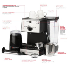 Load image into Gallery viewer, EspressoWorks 7 Pc All-In-One 9.75L x 11.5H x 9.0W, Black, Stainless Steel
