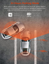 Load image into Gallery viewer, Vantrue S1 4K Dash Cam Built in GPS Speed, Front and Rear Dual 1080P Black