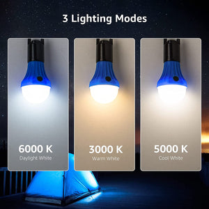 Lepro LED Camping Lantern, Accessories, 3 Lighting Modes, White