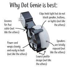 Load image into Gallery viewer, Dot Genie Echo Wall Mount | The Original Outlet Hanger | 1-Pack, Black