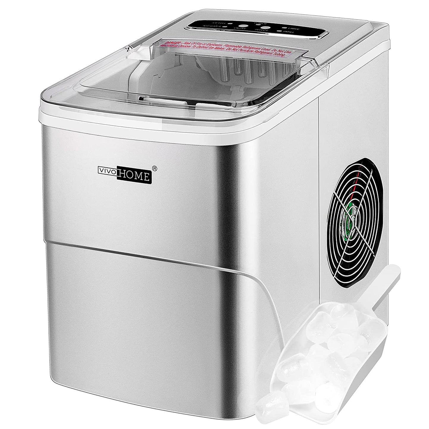 VIVOHOME Electric Portable Compact Countertop Automatic Ice Cube 26lbs / day