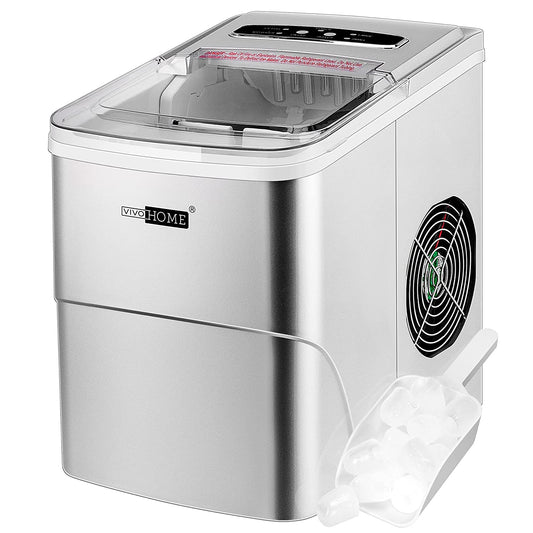 VIVOHOME Electric Portable Compact Countertop Automatic Ice Cube 26lbs / day