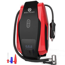 Load image into Gallery viewer, Helteko Portable Air Compressor Pump 150PSI 12V - Digital Tire Inflator - Red
