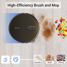 Load image into Gallery viewer, Robot Vacuum Self Emptying and Mop Combo, Amarey A90+ Robotic Black
