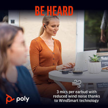 Load image into Gallery viewer, Poly Voyager Free 60+ UC True Wireless Earbuds (Plantronics) – Black