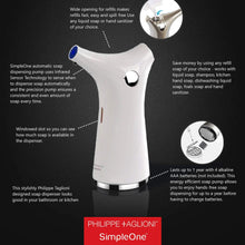 Load image into Gallery viewer, Simpleone Automatic Touchless Soap Dispenser New Improved Design – White