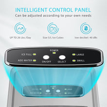 Load image into Gallery viewer, VIVOHOME Electric Portable Compact Countertop Automatic Ice Cube 26lbs / day