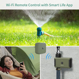 Smart Sprinkler Timer with WiFi Hub, Diivoo Programmable Water Hose Faucet...