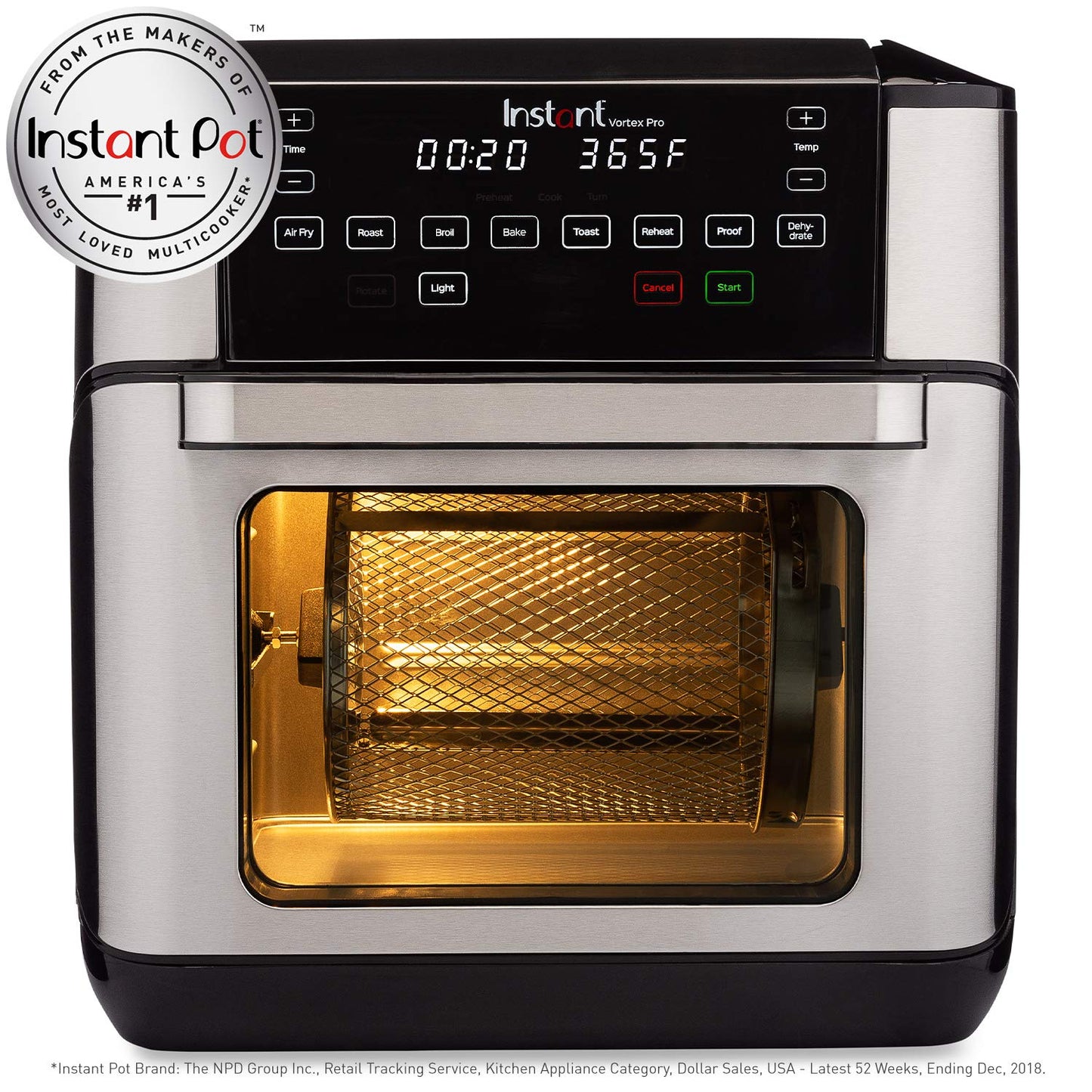 Instant Pot Vortex Pro 10 Qt Oven Air Fryer, Quart 10-Quart
