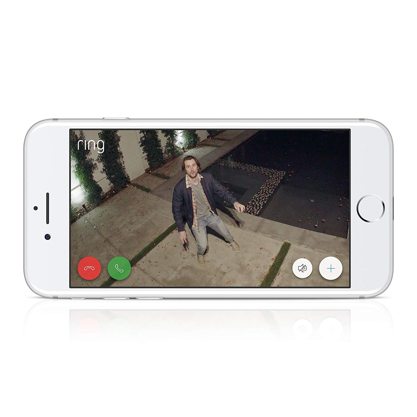 Ring Spotlight Cam Battery HD Security Camera with Built Two-Way 1 Cam, Black