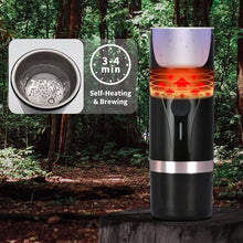 Load image into Gallery viewer, CERA+ Portable Mini Espresso Machine, 12V/24V Rechargeable Car Coffee Black
