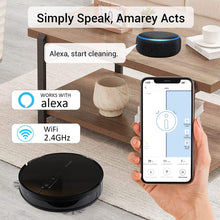 Load image into Gallery viewer, Robot Vacuum Self Emptying and Mop Combo, Amarey A90+ Robotic Black