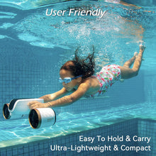 Load image into Gallery viewer, sublue WhiteShark Mix Underwater Scooter Dual Motors, mix pro White &amp; Gold