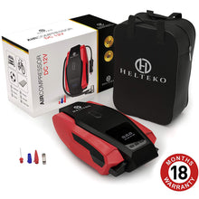 Load image into Gallery viewer, Helteko Portable Air Compressor Pump 150PSI 12V - Digital Tire Inflator - Red