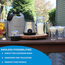 Load image into Gallery viewer, BlenderX CORDLESS PORTABLE Blender 20oz | More power = More, Stainless Steel