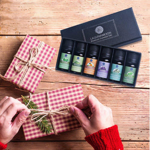 Lagunamoon Essential Oils Top 6 Gift Set Pure for Diffuser, Humidifier,...