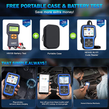 Load image into Gallery viewer, NEXAS Upgraded NL101 OBD2 Scanner Battery Test 2-in-1 Check Engine Car Fault...