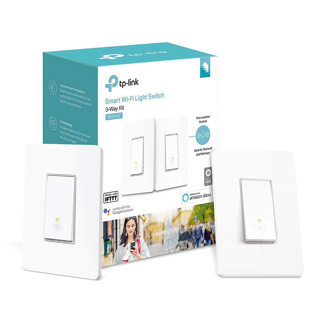 Kasa Smart Wi-Fi Light Switch, 3-Way Kit by TP-Link - Control Lighting from...