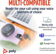 Load image into Gallery viewer, Poly Voyager Free 60+ UC True Wireless Earbuds (Plantronics) – Black