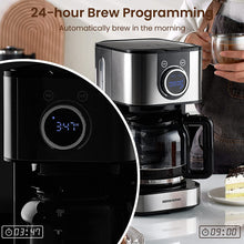 Load image into Gallery viewer, REDMOND Programmable Coffee Maker, 10 Cup Drip Machine Stainless...