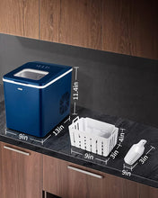 Load image into Gallery viewer, Gevi Household Ice Maker Machine | Countertop Icemaker with Self Blue