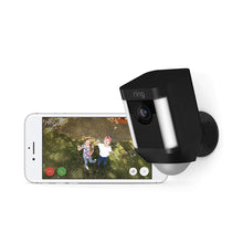 Load image into Gallery viewer, Ring Spotlight Cam Battery HD Security Camera with Built Two-Way 1 Cam, Black