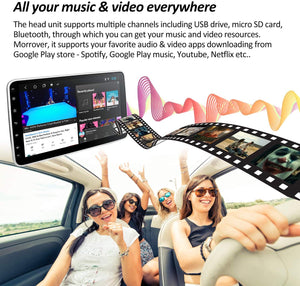 Double Din Car Stereo - Corehan 10.1 inch Andeoid 10-2GB Ram 16GB Rom