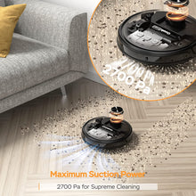 Load image into Gallery viewer, Geek Smart L8 Robot Vacuum Cleaner and Mop, LDS Navigation, Black&amp;brown