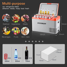 Load image into Gallery viewer, BODEGA 12 Volt Car Refrigerator, 27 Quart（Orange 25L）, K 27 Quart(25L)-Orange