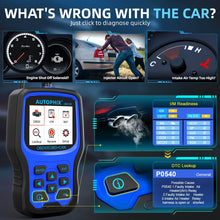 Load image into Gallery viewer, 2023 Upgraded AUTOPHIX 2-in-1 OBD2 Scanner OM129 Battery Test Check Engine...