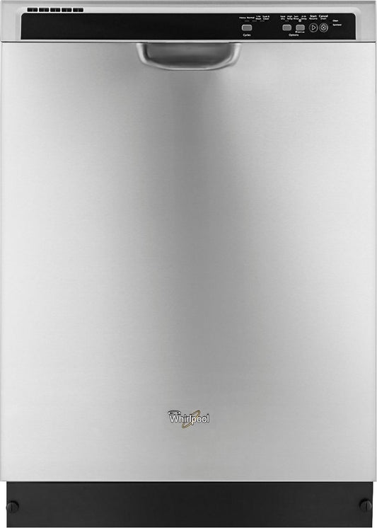 Whirlpool - 24" Tall Tub Built-In Dishwasher - Monochromatic Stainless Steel