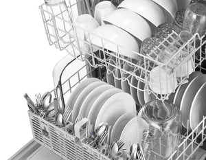 Whirlpool - 24" Tall Tub Built-In Dishwasher - Monochromatic Stainless Steel