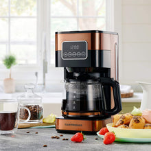 Load image into Gallery viewer, Gastrorag 10-Cup Drip Coffee Maker - Programmable Machine with Copper