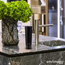 Load image into Gallery viewer, SMRTMUGG Heated Coffee Mug, All Day Battery Life, Black 10 oz.