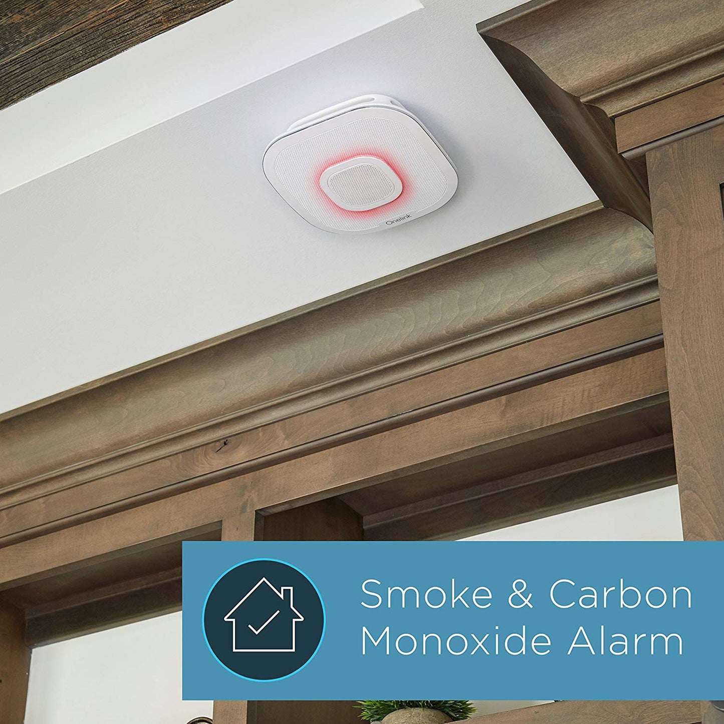 Alexa Enabled Smoke Detector and Carbon Monoxide Alarm with Onelink