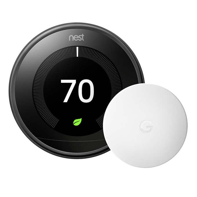 Google Nest Learning Thermostat with Temperature Sensor