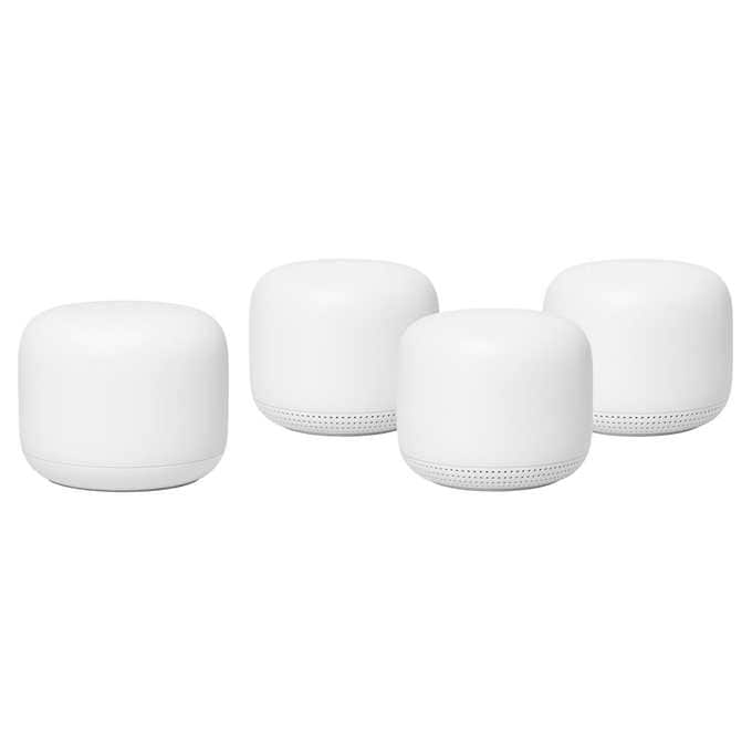 Google Nest Wifi 4-pack - Smart Mesh WiFi Powered by the Assistant