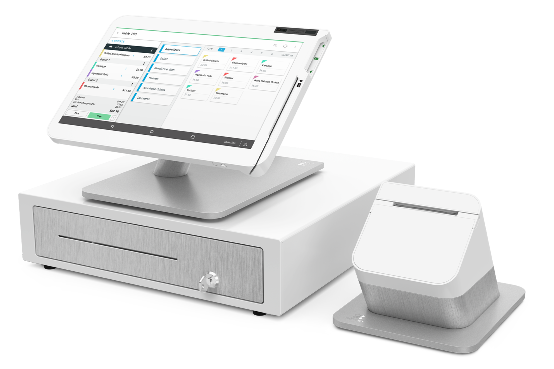 Clover Station 2 - Formerly Known as 2018 with Customer Facing Display and NFC Printer Bundle