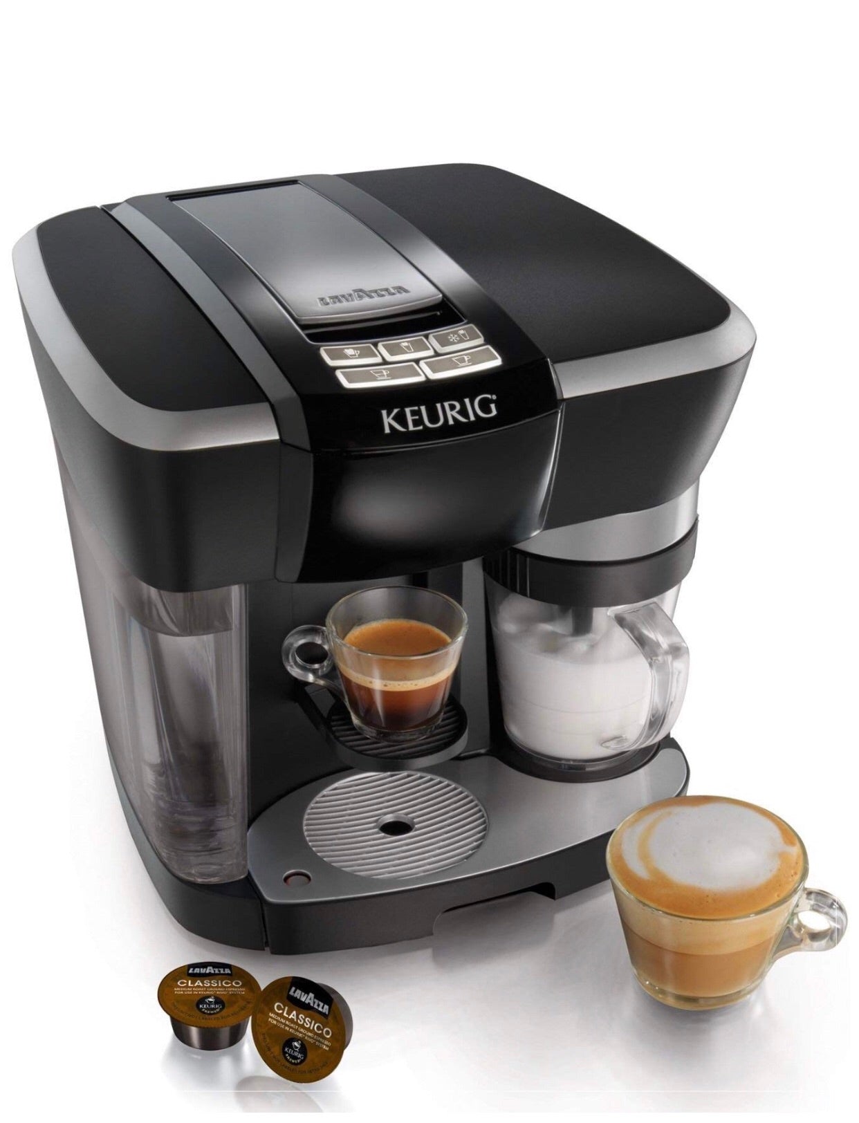 Keurig Rivo Espresso, Cappuccino & Latte System, With 12 Pack Lavazza Sampler